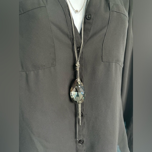 Express multi strand layered necklace with beautiful pendant - Picture 1 of 3